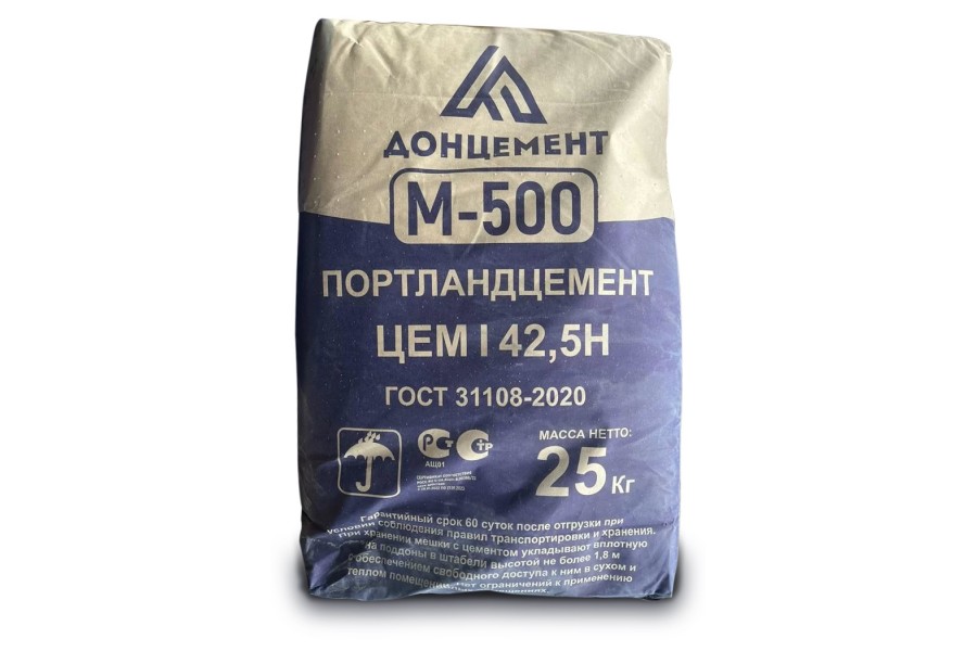 Купить цемент м500 25 кг